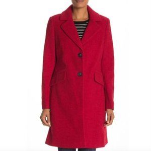 Sam Edelman Boucle Blazer 2 Button Coat Red Size S NWT
